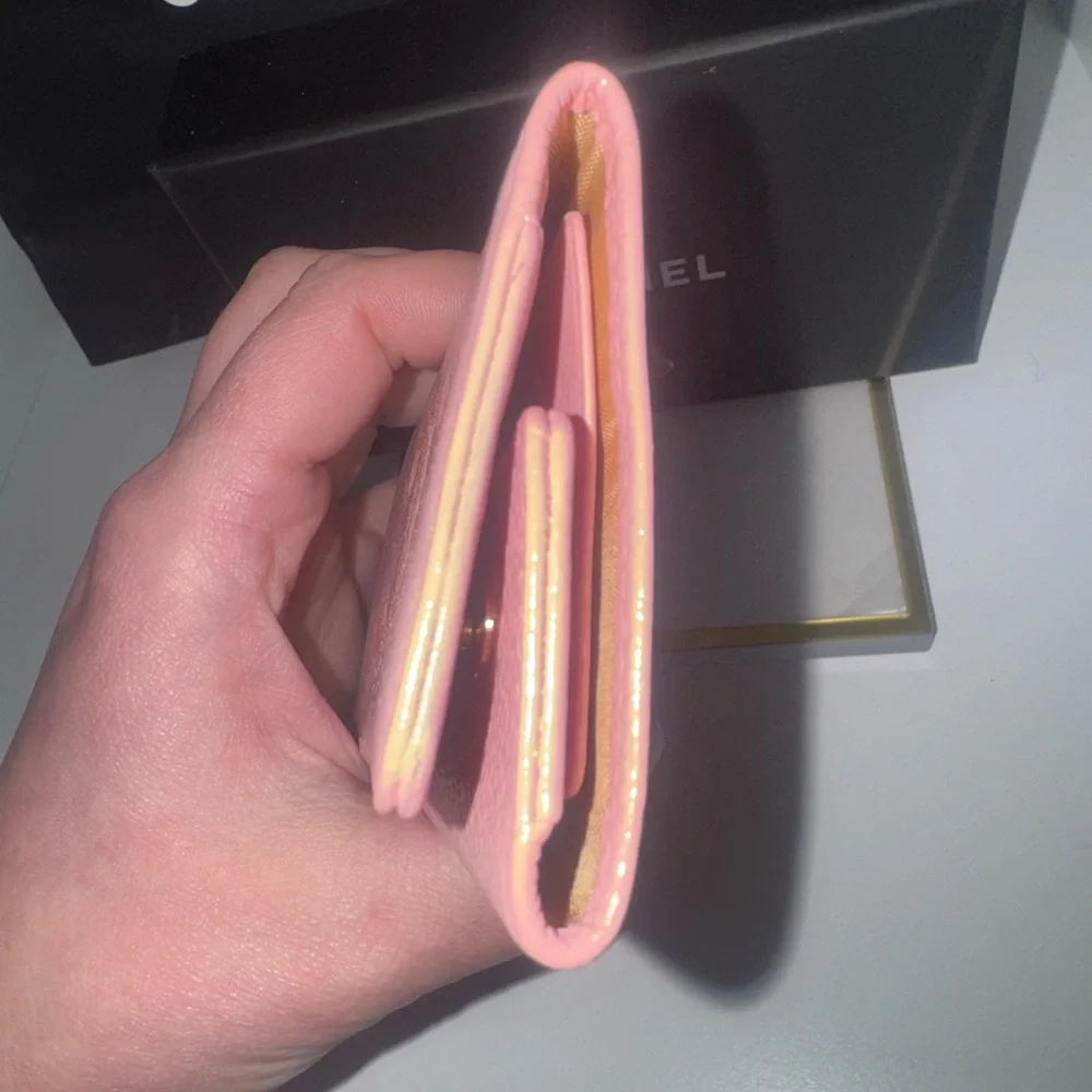 CHANEL Pink Key and Card Holder w/ Box, Dust Bag, and Bag. P - Picture 10 of 14